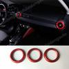 For Mazda CX-3 2016-2021 Red Interior Dashboard Front Air Vent Outlet Cover Trim