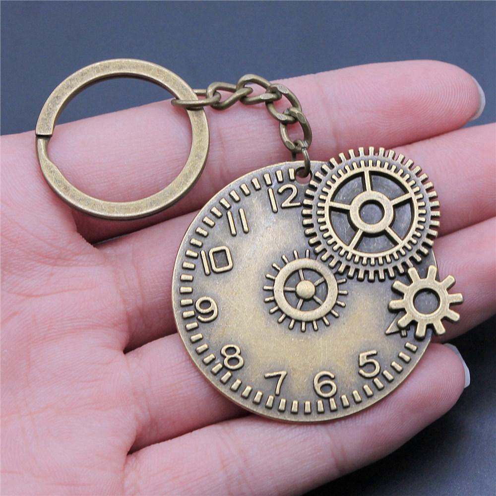 Punk Tools Gear Cyberpunk Themed Keychain for Office Workers Hot Sale Cute Valentine Gift Kawaii Vacation Accessory