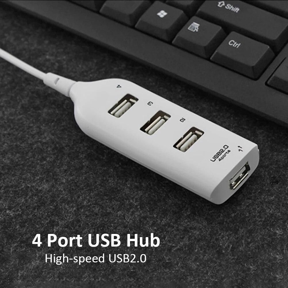 4 Port USB 5Mbps 1,1 High Speed Mini Hub Buchse Muster 2,0 Adapter Expander Computer Splitter