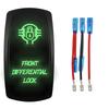 1 Pc Green 12V/24V Rocker Toggle Switch With Jump Wire for Car Boat Truck Marine Yacht Trailer Tractor Jeep YJ JK Vans SXS Battery Switches5