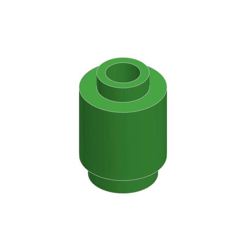 50g/178PCS 3062 1x1 Cylindrical Block Moc Color Loose Parts Compatible with Brick DIY Children's Toy Assembly Storage