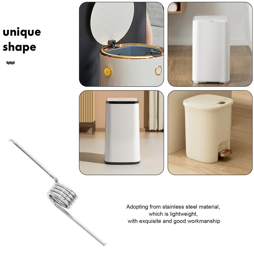 10pcs Garbage Bin Replacement Spring Universal Trash Can Spring Fitting Spring Custom Spring Trash Can Repairing supply