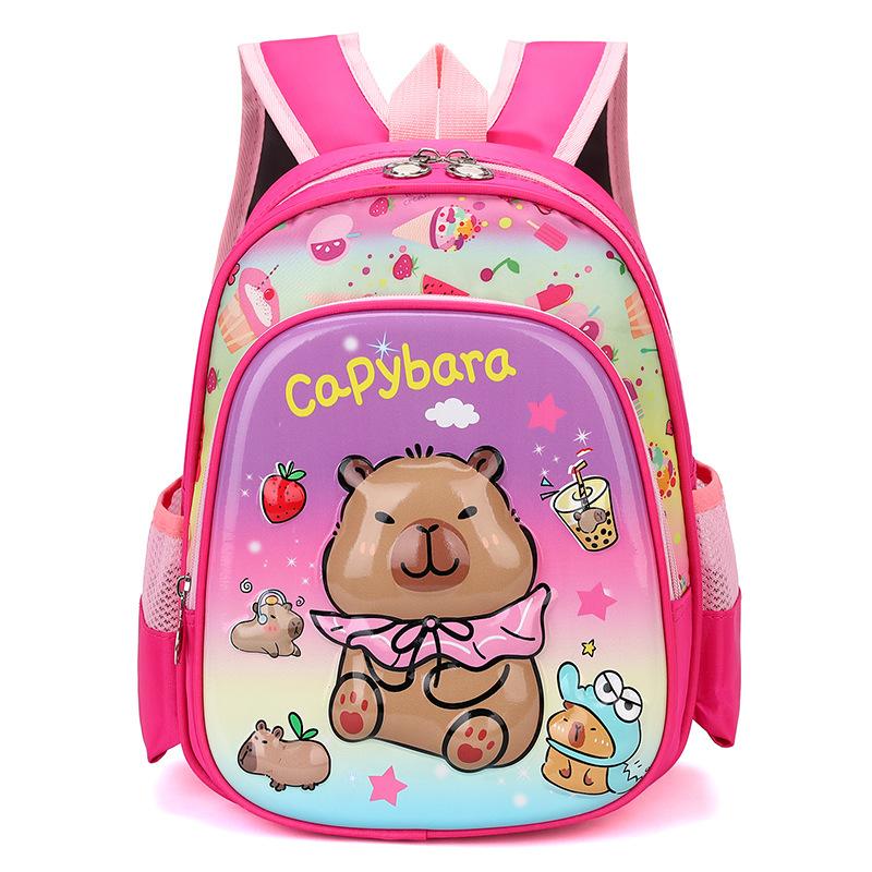 Kapibara children's schoolbag cute cute kindergarten schoolbag boys and girls backpack can do big goods