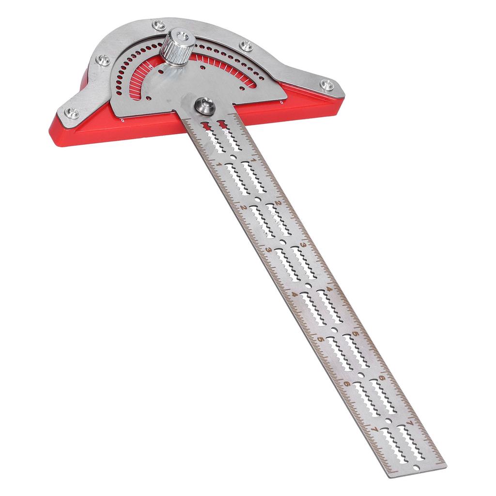 10in Woodworkers Rule Sturdy Clear Scale Precise Wear Resistance with Accessory Measuring Tool