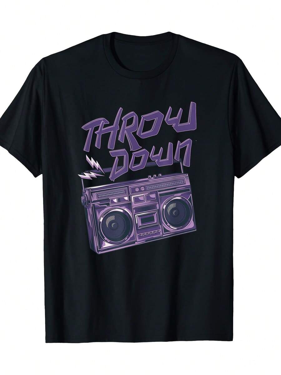 

Throw 80s Party Cassette Player Graphic Unisex T-Shirt XXXL