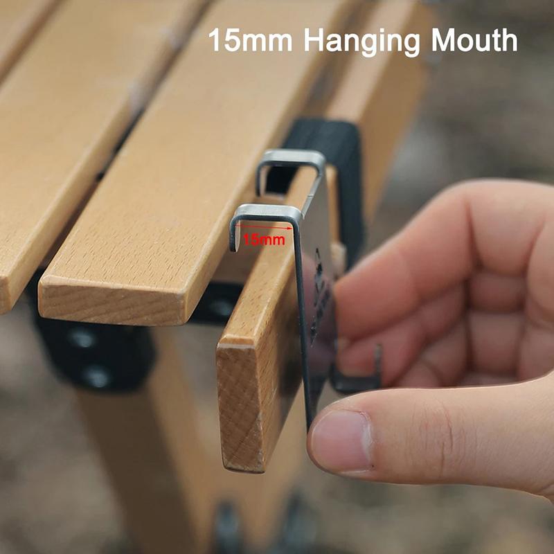 Gastankhalterung Campingtische Haken Für Igt Tisch Edelstahl Aufhängeclip