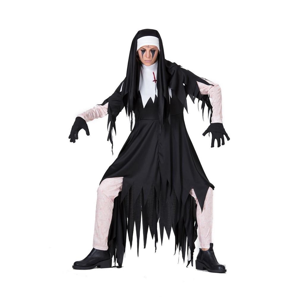 Scary Nun Costume For Women Halloween Cosplay Outfit For Scary Fun