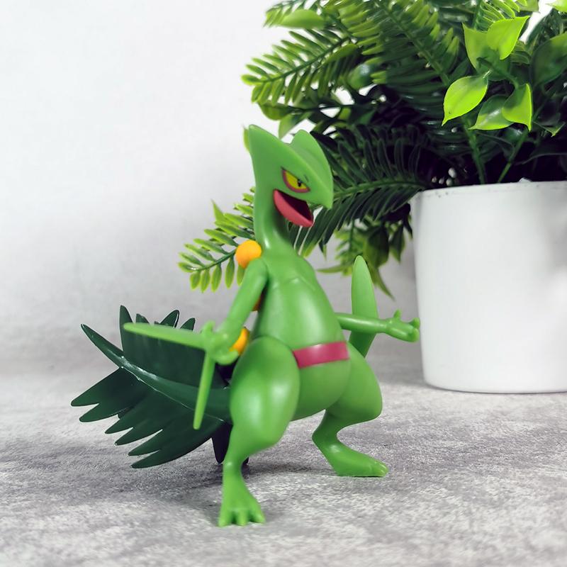Pokemon Sceptile Ace Lizard King 9cm Gk Desk Toy - Anime Themed Collectible Action Figure Model Surprise Gifts For Pets