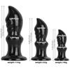 Extra Large Black PVC Butt Plug Anal Sex Toy Dildo Masturbator Big Dick Gay Fisting 18+
