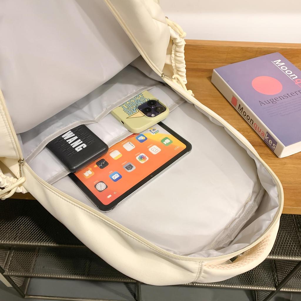 ZESU Women's Ita Bag, Large Capacity, Korean Style, PVC Backpack, Transparent, Perfect for Commuting, School, Elementary School, and High School