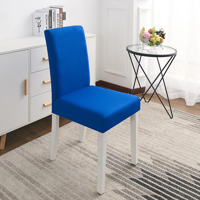 Color Stretch Spandex Dining Room Chair Covers Slipcover Living Room Home Party Wedding Decoration Chair Cover