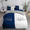 Geometric Pattern Down Comforter Set Bedding Set 3-piece Coverlet Set