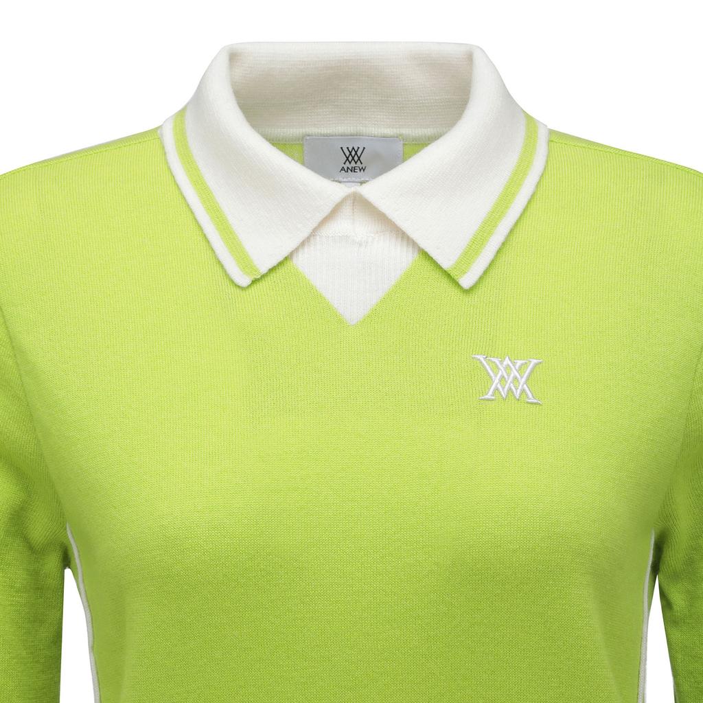 ANEW GOLF Women Collared Psweater_Ln