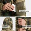 Men's Winter Camouflage Hooded Sweatshirt - Thick Fleece Lined, Warm, Outdoor Tactical Sport