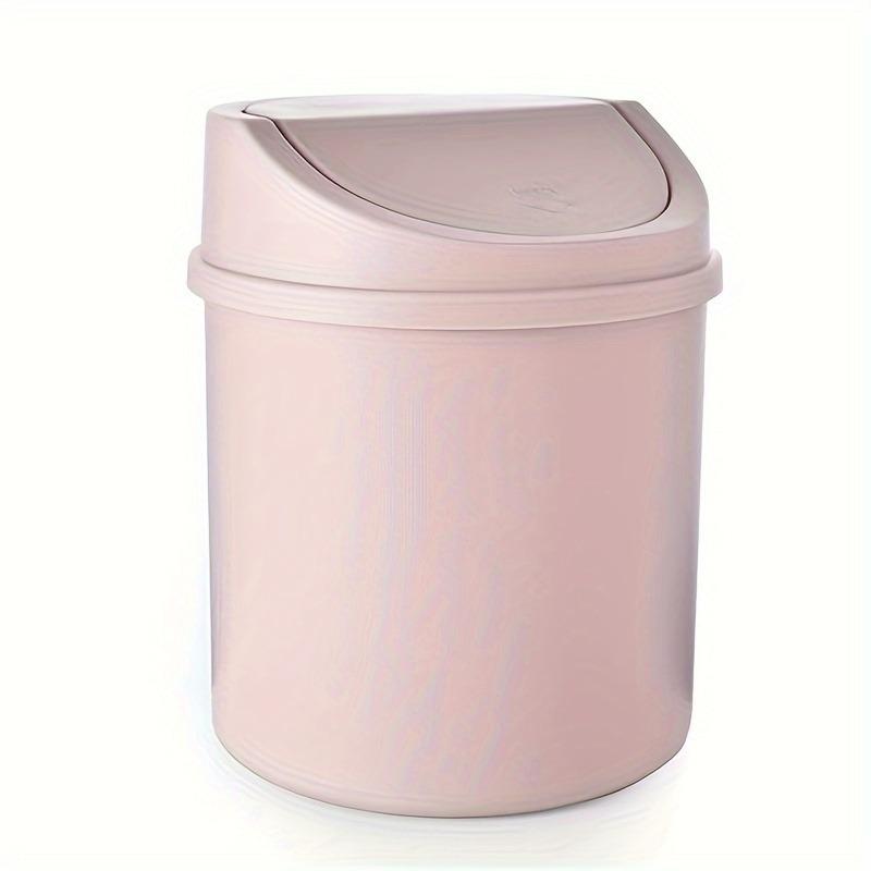 1PC Mini Trash Can with Lid Office and Home Storage Box Household Storage Cleaning Supplies Desktop Trash Can with Lid
