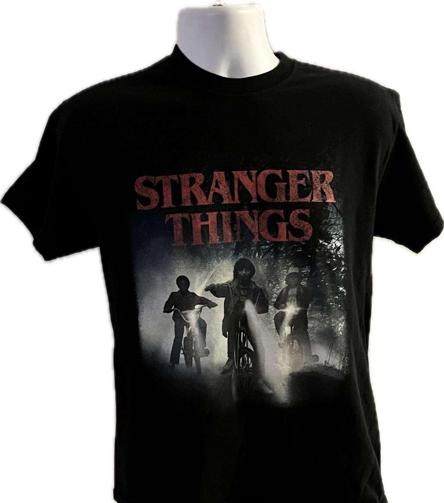 Унисекс футболка Stranger Things Netflix Потертая Выцветшая Размер M Средний L