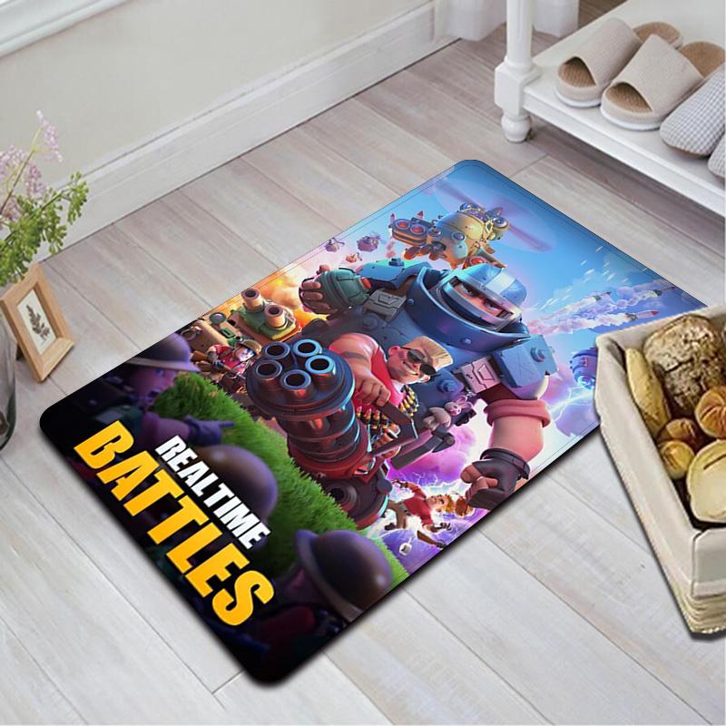 Real-time Combat Theme Rug Floor Mat for Living Room or Bedroom Soft and Comfortable Carpet a Gift for Birthday and Holiday.