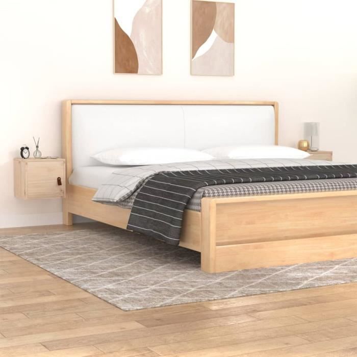 818356 vidaXL Wall Cabinets 2 Pcs 31.5x30x30 Cm Solid Pine Wood