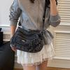 Modische Umhängetasche Damentasche Muttertasche neue Schultertasche leicht weich PU Umhängetasche vielseitige Schulter-Umhängetasche Tide