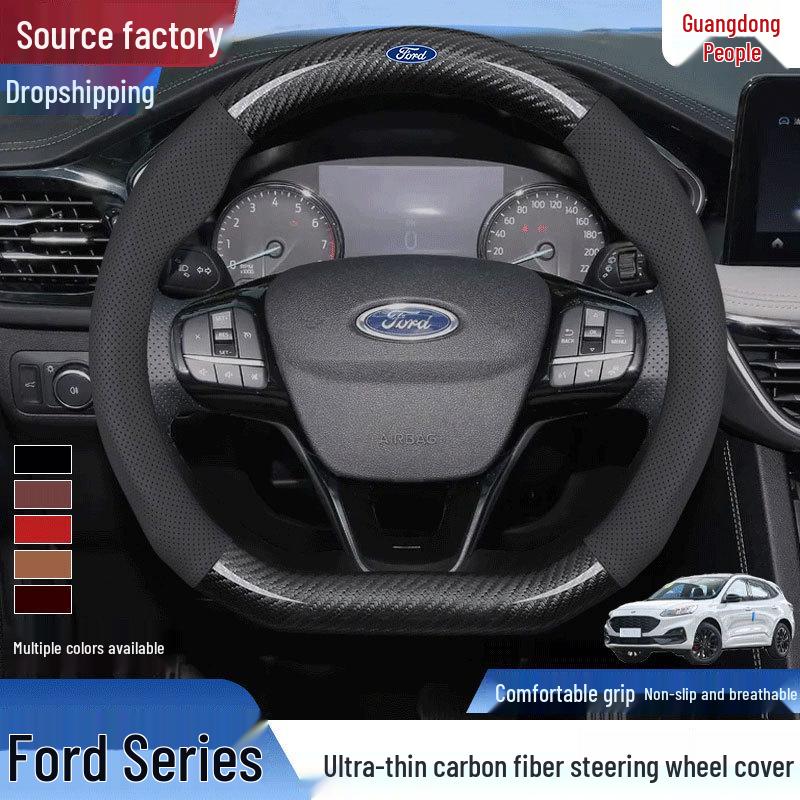 Ford Steering Wheel Cover for Mondeo, Edge, Explorer, Focus, Escort