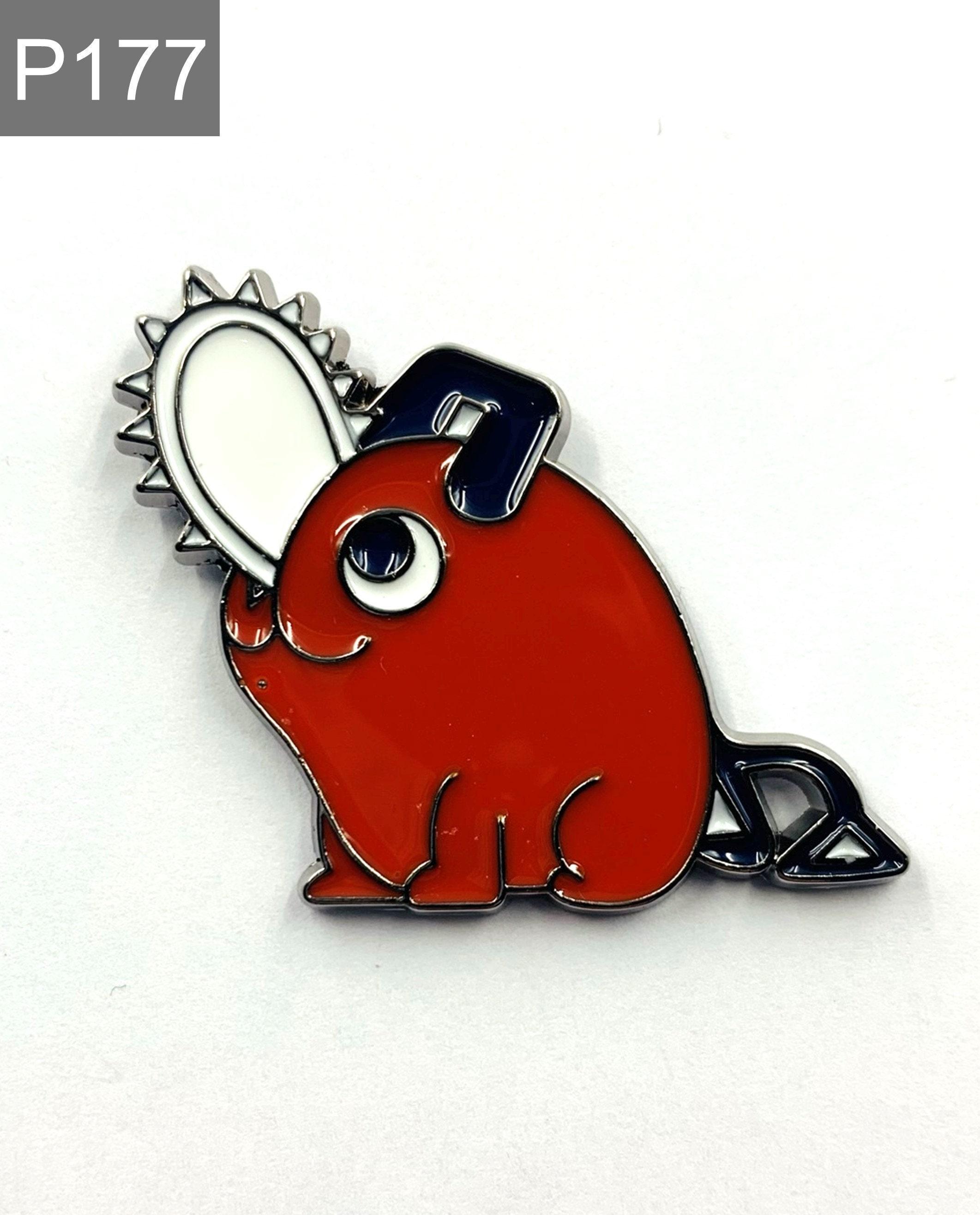 Neue Emaille Pin Devil Pochita Anime Kettensäge Lustiger Horror Hund Chainsaw Man Metall Stecker Geschenk Geburtstag 1 Stück