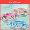 Children's Swimming Goggles With Earplugs Pc Anti-fog Swim Glasses Ak2191 Pink White Boxed Style