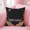 Federa Cuscino Pattern Passionale Band Imagine Dragons Tessuto Morbido Amichevole Cerniera a Scomparsa