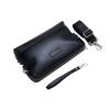 Clutch Bag Whatna Leather 3-Way Shoulder Hand Strap Black S103
