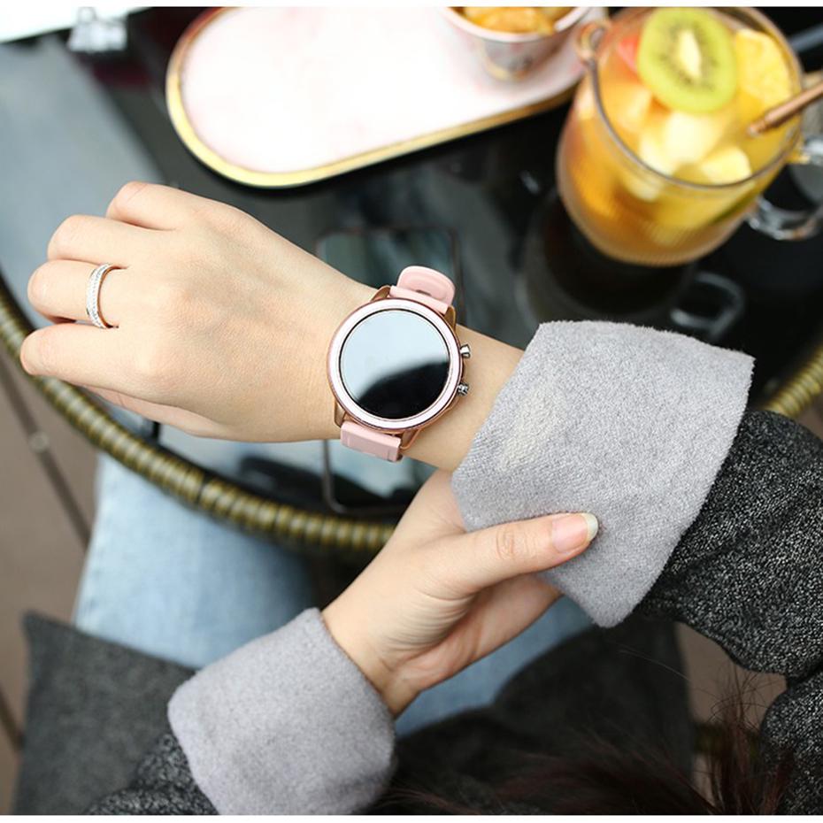 MELANDA Women Smart Watch IP68 Heart Rate Monitor Message Call Reminder  Pedometer Calorie Smartwatch Women watch For Android IOS|Smart Watches| -  AliExpress