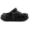 Crocs EVA Puppet Prank Puff Casual Comfortable Versatile Gift Bag Hole Shoes Unisex Black