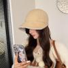 Zhao Lusi's same style autumn and winter warm plush fisherman hat, Korean version, double-sided equestrian hat, casual versatile duckbill cap
