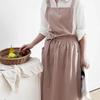 Korean style Florist Apron Nordic Kitchen Apron Simple Linen Aprons