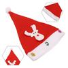 Adult/Children Christmas Santa Hat Non-woven Fabric Plush Fabric