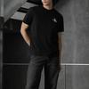 Calvin Klein Letter Logo Regular Fit Casual Crew Neck Short Sleeve T-Shirt Unisex Tops Black 4RAB213-UB1