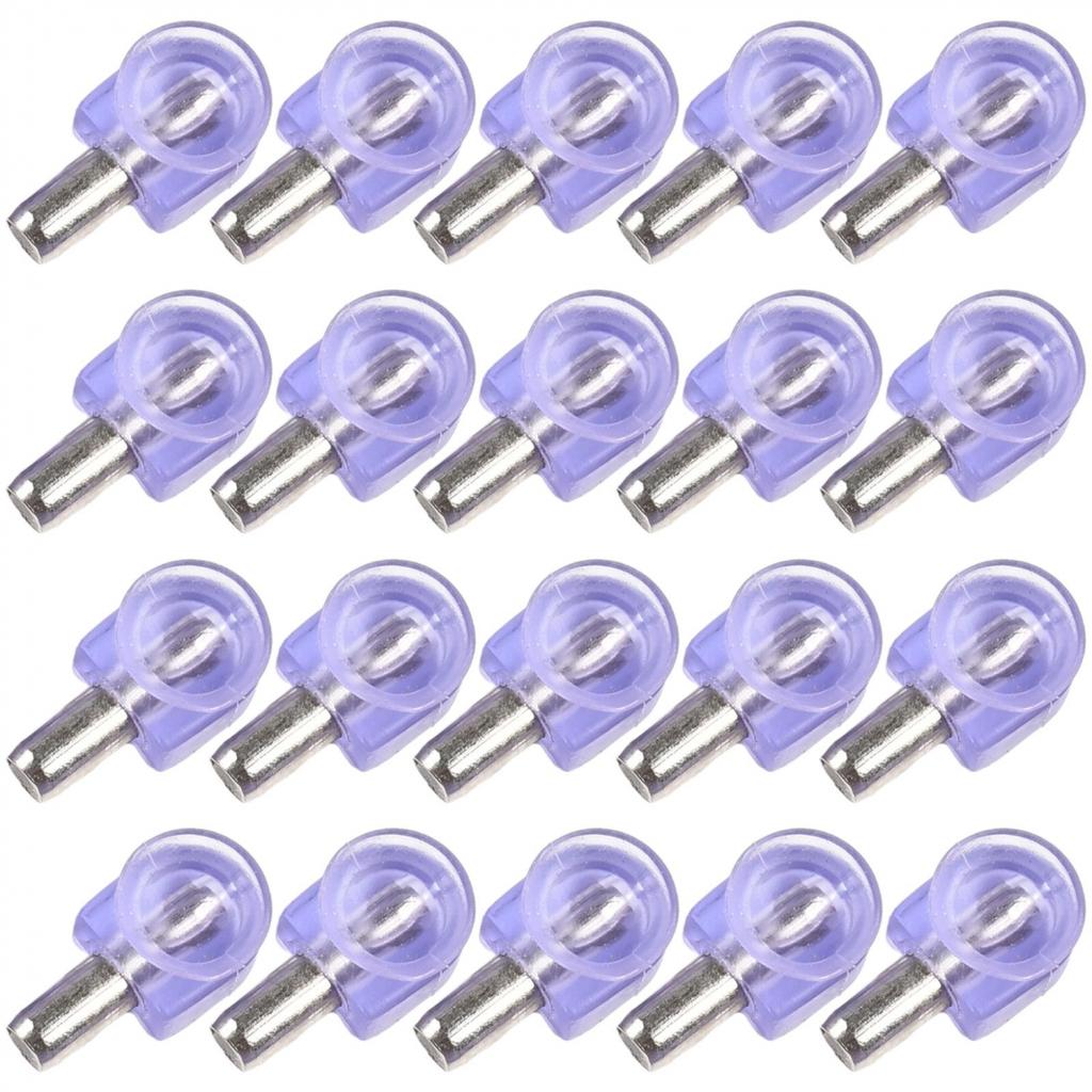 23x13mm Shelf Support Pegs Iron And Rubber Secure Hold