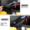 Set of 2 Triangular Rearview Mirror Side Spoiler Trims for Toyota Supra GR A90 A91 MK5 Front Window Rearview Mirror Side Replacement Accessories for