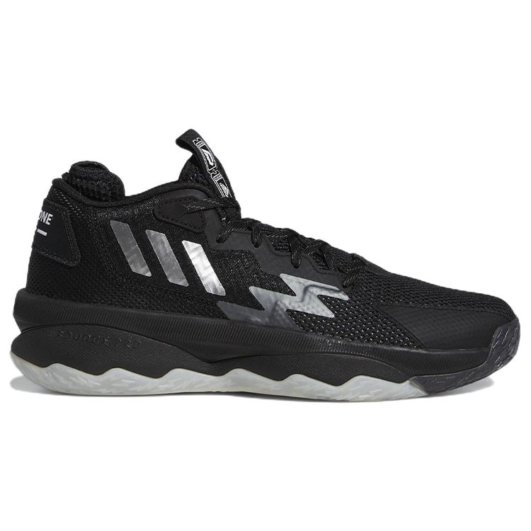 adidas Dame 8 Admit One - Core Black Men Sneakers Silver-Metallic Grey-Six GY6461