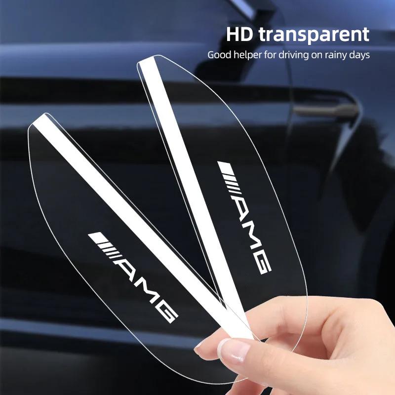 Car Rearview Mirror Rain Eyebrow Sticker Rainproof Cover For Mercedes Benz AMG W213 W206 W205 W204 W212 W203 W223 W246 W222 W169