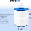 For Water Relaxation Unit PWK65 Replacement Filter Cartridge for Spa and Swimming Pool Filtration Applications