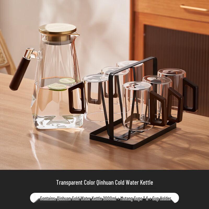 ZISIZ Versatile Glass Pitcher with Infuser