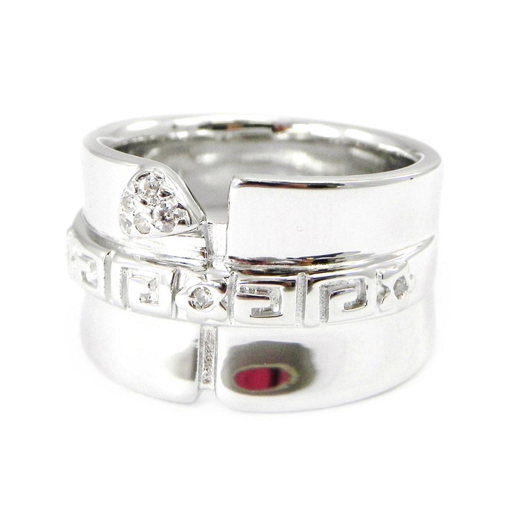 Silver Ring 'Goddess' White