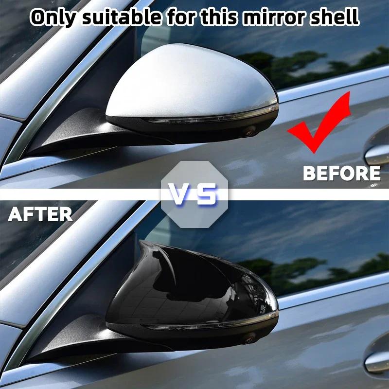 For Mercedes Benz C Class W206 2026 2026 2026 2026 Black Carbon Look Rear View Mirror Case Cover Accessories