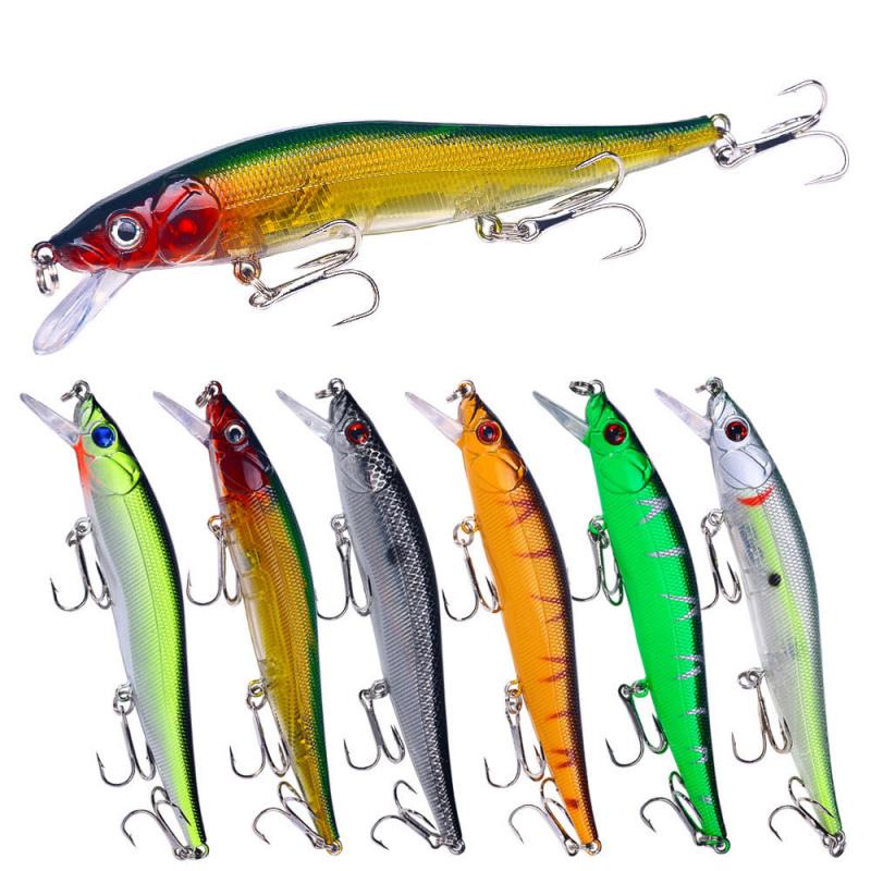 Long Cast Sinking Minnow13.6g12cmBionic Lure Freshwater and Saltwater Universal Lure New Fishing Bait