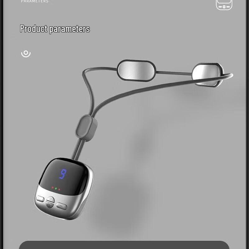 LED Display Pendant Neck Massager