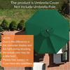 Waterproof Outdoor Sunshade Umbrella for Courtyard, Coffee Garden, and Homestay - Sun Protection, Rainproof, Replaceable Surface