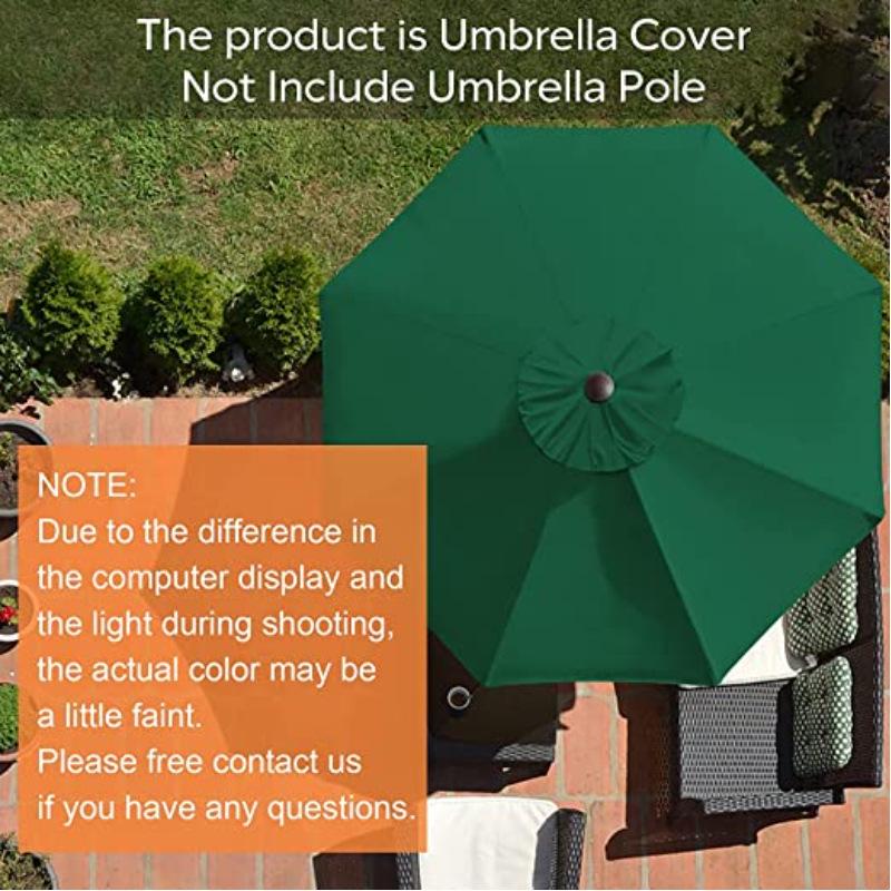 Waterproof Outdoor Sunshade Umbrella for Courtyard, Coffee Garden, and Homestay - Sun Protection, Rainproof, Replaceable Surface