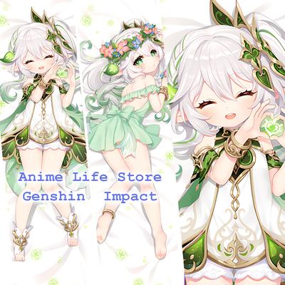 Genshin Impact Nahida Cosplay Pillowcase Anime Game Dakimakura Hugging Body Pillow Case Home Sleeping Throw Cushion Otaku Gifts
