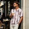 Men's Casual V-Neck Short Sleeve T-Shirt Lightweight Breathable