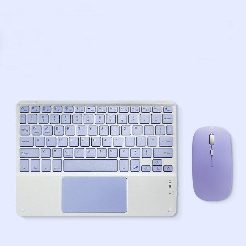 English Bluetooth Keyboard 10 inch for iPad Air Pro Wireless Rechargeable Keyboard for Phone Tablet Laptop Universal