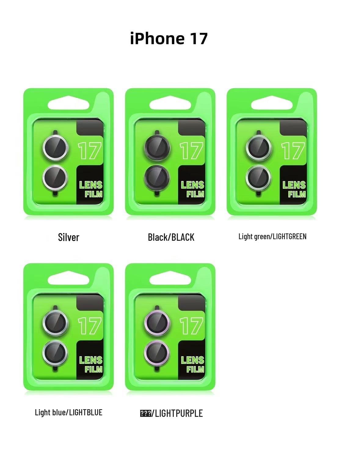 

Пленка для объектива Apple 17Pro для iPhone 16: Наклейка на камеру Eagle Eye Positioning 14Pro Max, металлическая Purple/Original Color